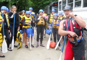 Rafting orientation