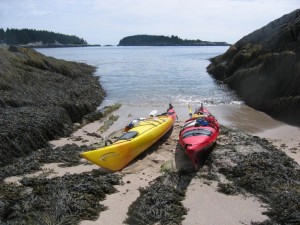 A sea kayak gives you private access to beaches away from the noise and crowds. (EasternSlopes.com)