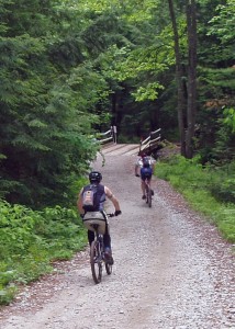 Bear brook State park has some easy trails for beginning Mountain Bikers (EasternSlopes.com)