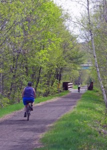 Is there a recreation path of rail trail close to you home to explore on your bicycle? Look around, there may be one close than you think. (EasternSlopes.com)
