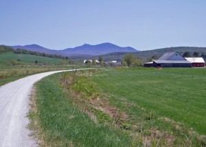 For the last third of the Missisquoi Valley Rail Trail from Enosburg Falls to Richford, Vermont the looming mass of Jay Peak beckons you onward. (EasternSlopes.com)