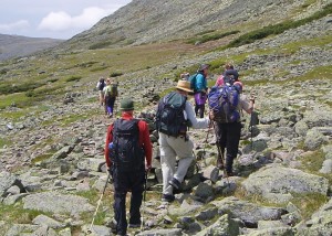 Everybody is different, and with all the great packs on the market today, you ,can find one that suits your needs and you budget if you look hard enough. These hikers are bound for the AMC’s Lake of the Clouds hut on Mount Washington carrying extra clothing, lunches and some overnight gear. (EasternSlopes.com)