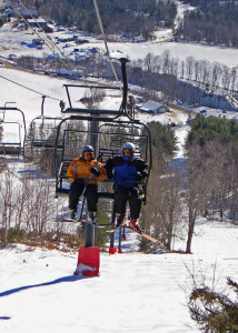 Blues skies are rare at any ski area, but empty slopes are common at Black Mountain in Jackson New Hampshire. (EasternSlopes.com)