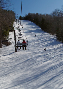 Peaceful chairlift ride at Berkshire east (Easternslopes.com)