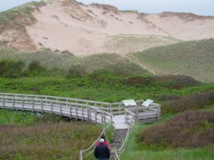 The start of the long boardwalk (Warner Shedd photo)