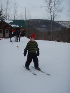 Max on skis