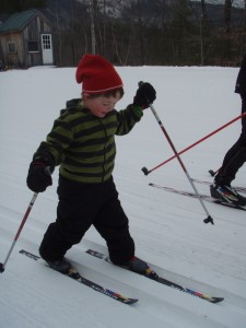 Max skiing