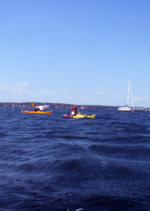Paddling Harpswell Sound-V