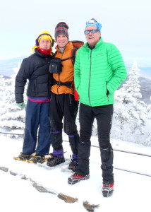 Top of Mount Greylock below zero