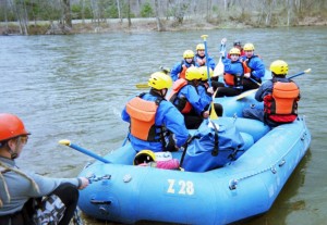Rafting on the Zoar Gap with Zoar Outdoor