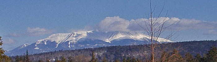 Mount Katahdin in Winter
