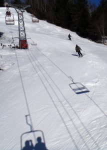 Bright sunny slopes and no wind make Black Mountain in Jackson, NH the place to ski on a sub-zero morning. (Tim Jones/EasternSlopes.com photo)