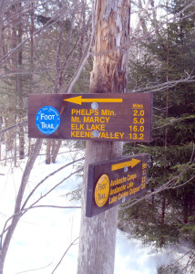 By the time you reach this point just past Marcy Dam, you've come nearly two miles. But almost all of the climbing is still ahead! (Tim Jones/EasternSlopes.com photo)