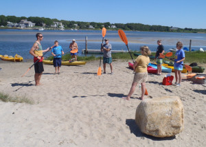 Sometimes, all you need is some very basic pointers on dry land to get started with kayaking. (EasternSlopes.com)