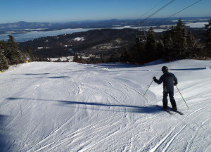 10 o'cl;ock in the morning and still untouched corduroy to be found. (EasternSlopes.com photo)