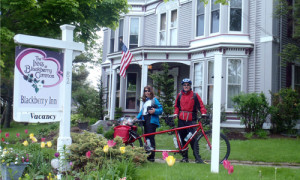 The sky was threatening rain as we prepared to leave Camden and the super-comfortable Inns at Blackberry Common. Two hours and 20-miles later we were back at our car. Ten minutes after that, it was pouring. Life is good. (Cyndi Ostrowski/Inns at Blackberry Common photo)