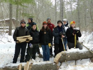 I've been splitting firewood for thirty years; it was time to learn new ax skills.