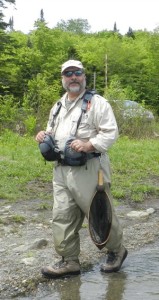 Jim Riccardi at Little Diamond Pond. (Deborah Lee Luskin/EasternSlopes.com)