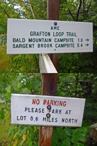 Grafton Trail Loop signs